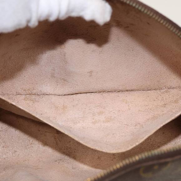 LOUIS VUITTON Monogram Trousse Demi Ronde Cosmetic Pouch M47520 LV Auth 77992 - Picture 9 of 11